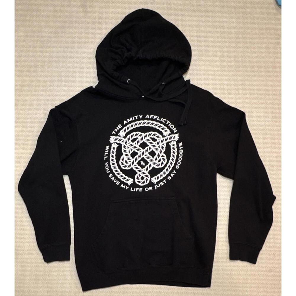 The Amity Affliction Black Men’s Graphic Hoodie (M)